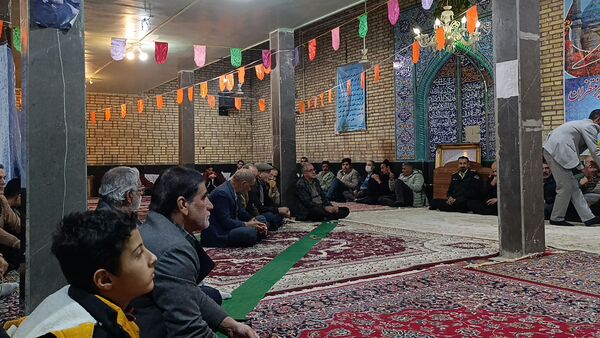 جشن ولادت امام عصر (عج)  در مسجد امام حسین شهر سفیددشت 