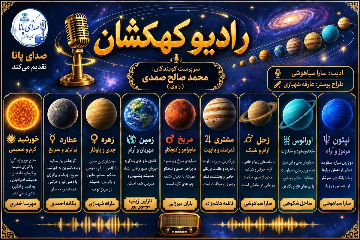 رادیو کهکشان سفری شنیدنی به دنیای شگفت‌انگیز سیارات