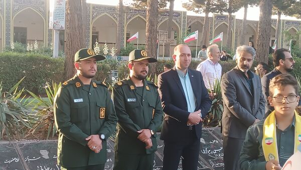 مراسم غبارروبی لاله زار شهرستان نیشابور به مناسبت گرامیداشت هفته معلم 