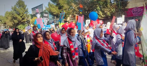 راهپیمایی ۱۳ آبان در خراسان رضوی