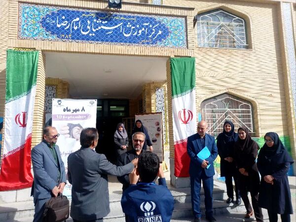 بازدید مدیر کل آموزش و پرورش استان از پیش دبستانی نوآموزان با آسیب شنوایی امام رضا (ع)
