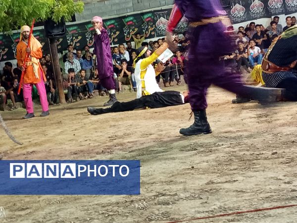 اجرای دوباره تعزیه در پشت علی‌آباد میناب