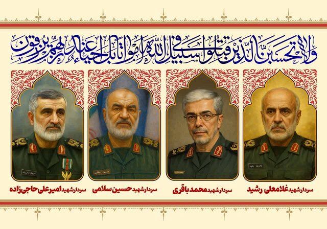 مراسم تشییع «شهدای اقتدار ایران» در تهران روز شنبه برگزار می‌شود
