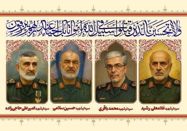 مراسم تشییع «شهدای اقتدار ایران» در تهران روز شنبه برگزار می‌شود
