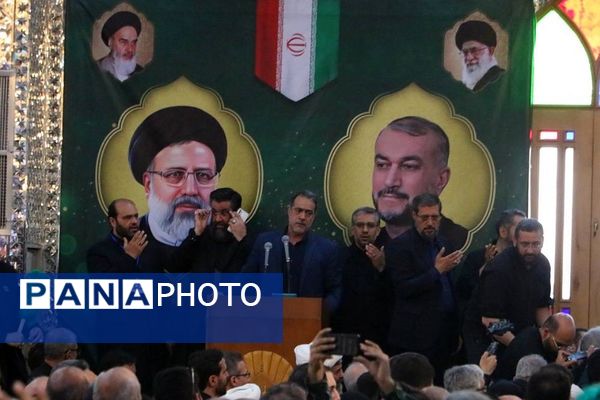 وداع با پیکر مطهر شهید حسین امیرعبدالهیان در شهرستان ری