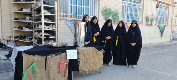 مراسم وداع با شهید گمنام در دبیرستان شهید هاشمی نژاد نیشابور