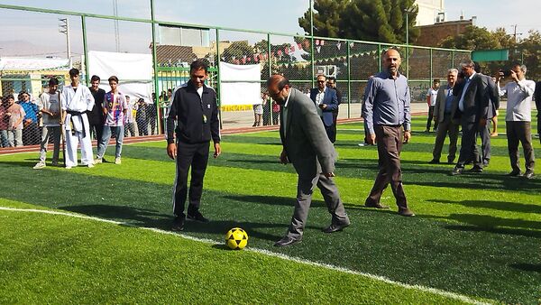 آیین افتتاح زمین چمن مصنوعی شهید دانشجو 