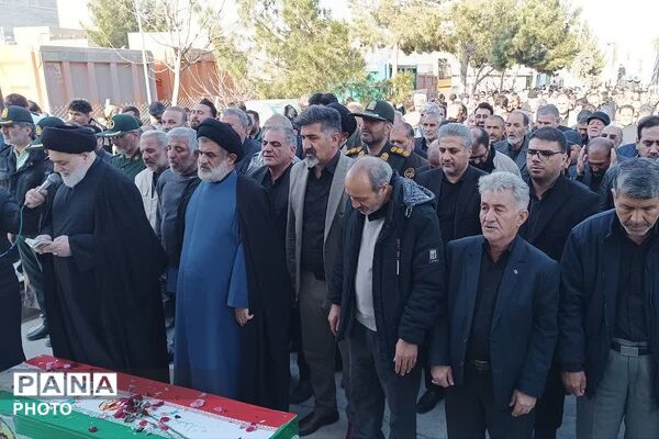 تشییع و تدفین پیکر شهید امیرحسن کاظمی
