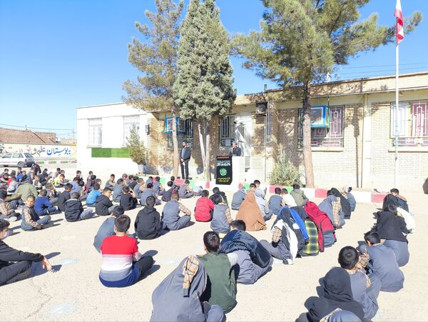  سوگواری شهادت حضرت زهرا (س) در دبستان شهید پسندیده فدافن