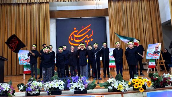 مراسم بزرگداشت اربعین شهدای دفاع مقدس ۱۲روزه در استان البرز