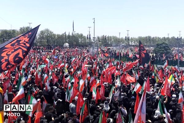 تهران از لنز دوربین خبرنگاران پانا شهرستان قدس در سوگ رهبر شهید انقلاب