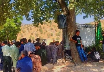 پیاده‌روی جاماندگان اربعین حسینی در میانکوه