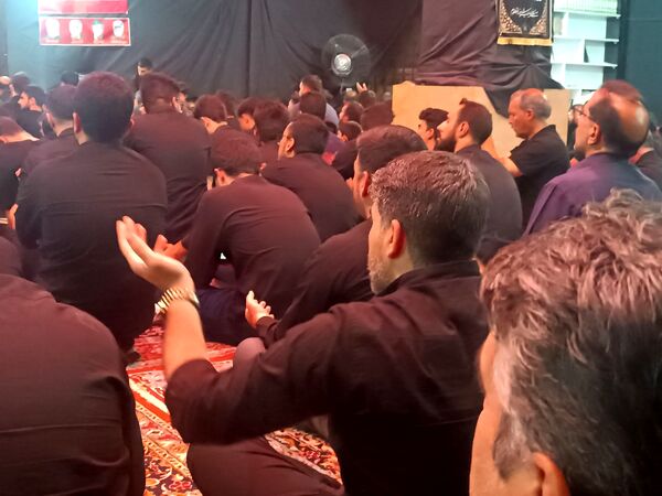 شب پنجم عزاداری در هیئت انصارالحسین نیشابور 