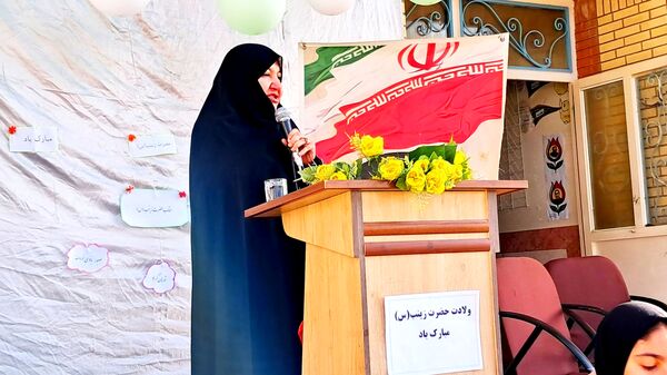 جشن میلاد حضرت زینب در دبیرستان حضرت زینب 