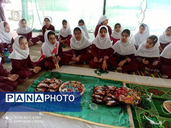 سفره صلوات و سه‌شنبه‌های مهدوی در دبستان شهید ابراهیم تنیده؛ جلوه‌ای از عشق و انتظار