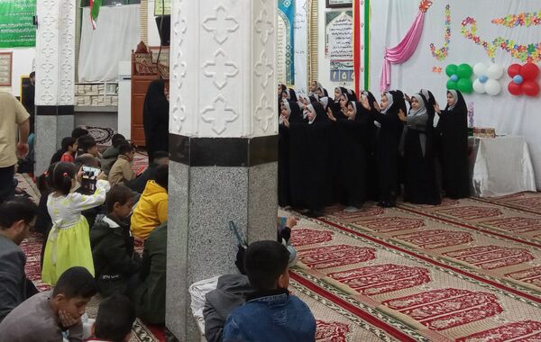 جشن ولادت حضرت مهدی (ع) در مسجد جامع شهر کندر