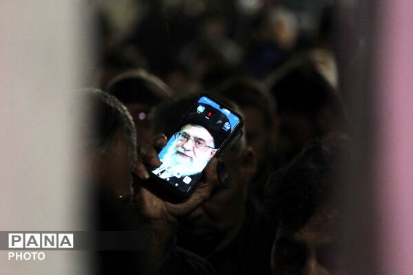 راهپیمایی مردم شهرستان خلیل آباد در پی شهادت جانسوز رهبر معظم انقلاب