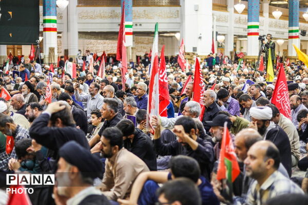 مراسم اربعین آقای شهید ایران در حرم حضرت معصومه(س)