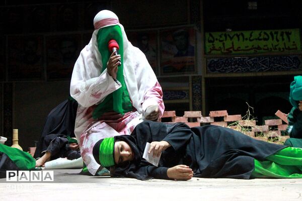 اشک‌های خرابه شام در هوتک؛ تعزیه خرابه‌های شام برای نخستین‌بار در بخش چترود 