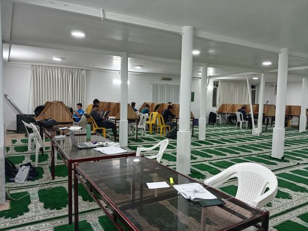 آ غاز به کارفعالیت قرائت خانه دبیرستان نمونه آیت الله خامنه‌ای کاشمر