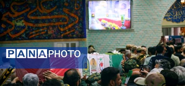 تشییع پیکر مطهر شهید مرزبان سجاد صیامی 