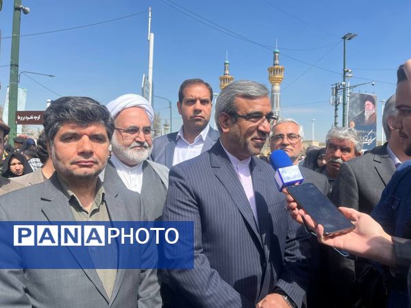 مشهد، حماسه‌ای به وسعت قدس؛ طنین فریاد مقاومت در خیابان‌ها