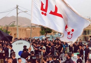 عزاداری پرشور مردم روستای جلماجرد در عاشورای حسینی