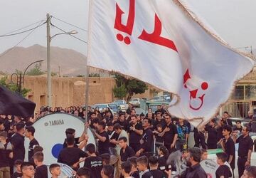 عزاداری پرشور مردم روستای جلماجرد در عاشورای حسینی