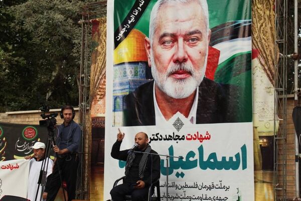 تجمع مردم کرج در محکومیت ترور «اسماعیل هنیه»