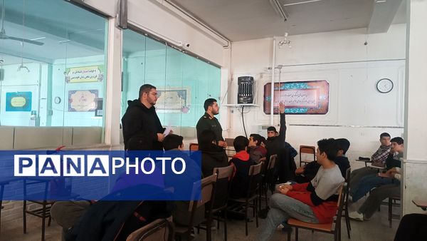 برگزاری کلاس پدافند غیر عامل ویژه پایه‌های دهم دبیرستان شاهد ابوذر غفاری نیشابور