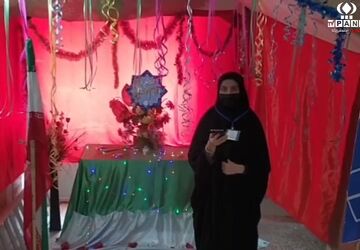 جشن نیمه شعبان در دبیرستان میعاد قم