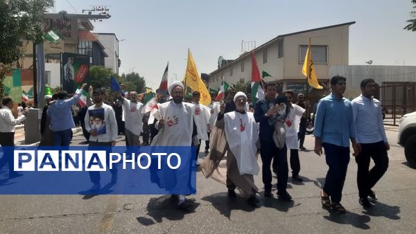 خروش مردم انقلابی قم در اعلام انزجار از جنایات رژیم صهیونیستی 