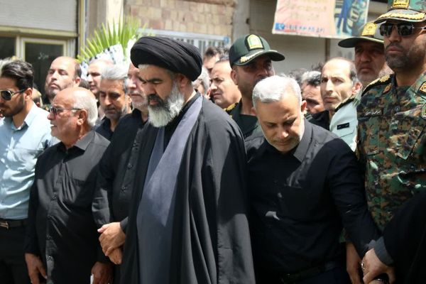 تشییع پیکر شهید محمد نعمتی سعیدآبادی در شهرستان بهارستان