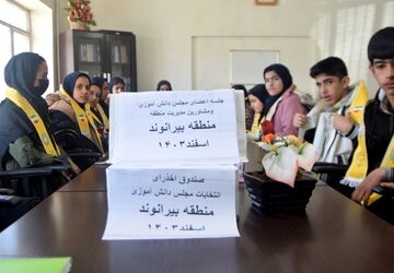 جلسه شورای دانش آموزی منطقه بیرانوند
با حضور فعالان دانش آموزی برگزار شد
