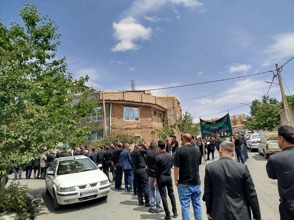 هیات عزاداری شهرستان هوراند در روز تاسوعا