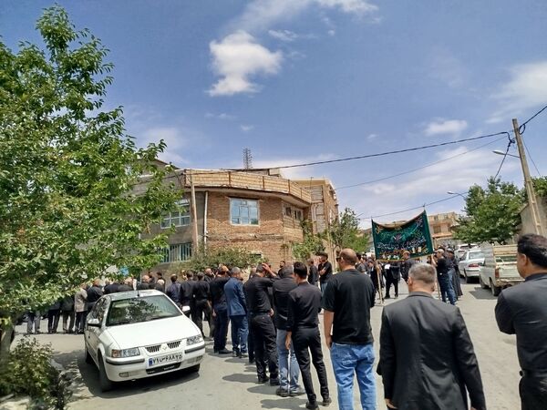 هیات عزاداری شهرستان هوراند در روز تاسوعا