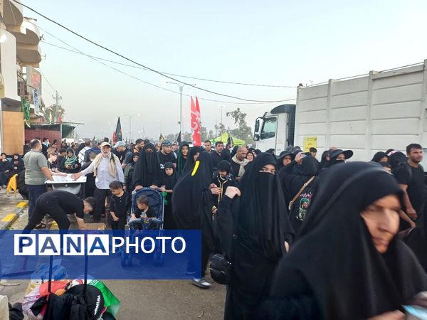 پیاده‌رویی نجف تا کربلا در آستانه اربعین حسینی 