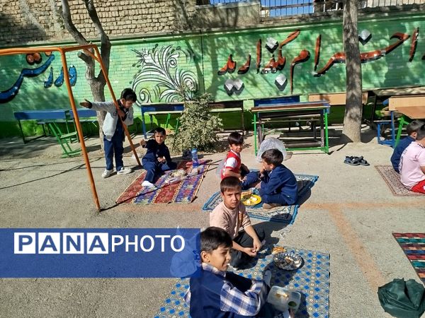 صبحانه سلامت در مدرسه مبین شهرستان شیروان