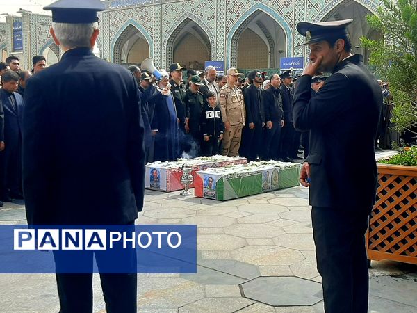 تشییع پیکر شهدای نیروی انتظامی مشهد مقدس