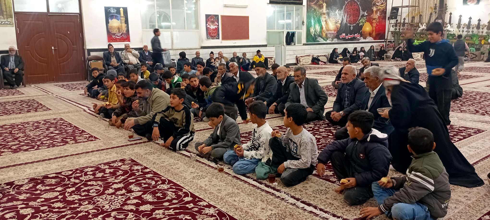جشن باشکوه شب میلاد دختر پیامبر اکرم ص در روستای نقاب خلیل آباد