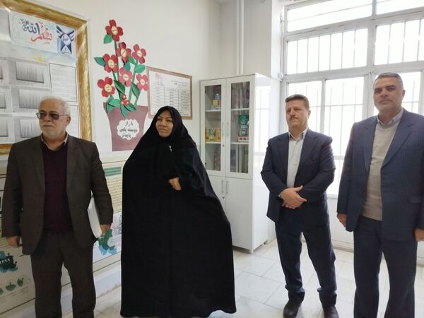 بازدید ارزیاب مدارس سما استان خراسان رضوی از دبیرستان پسرانه متوسطه اول سما شهرستان کاشمر 