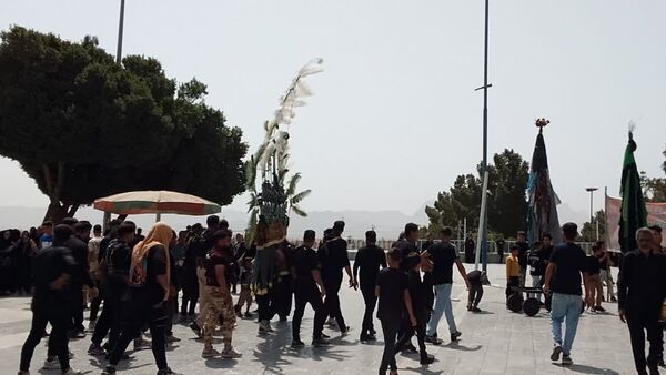 عزاداری عاشورای حسینی در امامزاده شاهرضا(ع) شهرضا با حضور هیات مذهبی