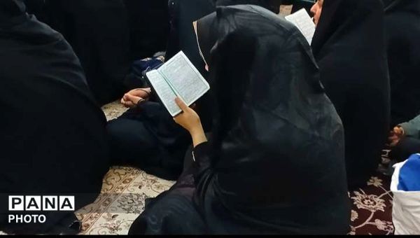 مراسم سومین شب قدر در روستای نقاب خلیل آباد