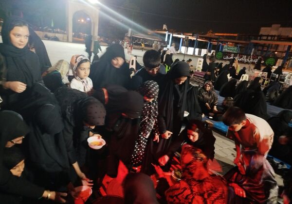 برگزاری مراسم شب دوم عزاداری ماه محرم در مسجد شهدای گمنام 