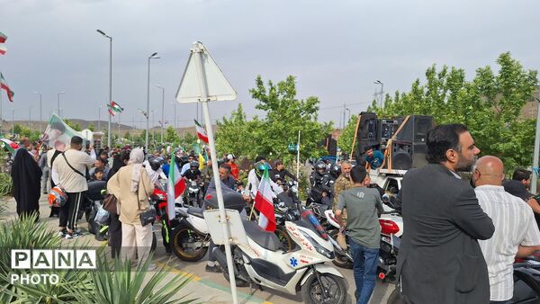  رژه موتوری عید غدیر با شکوه برگزار شد