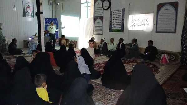 گرامیداشت هفته نیروی انتظامی در مسجد بقیه الله کاشمر 