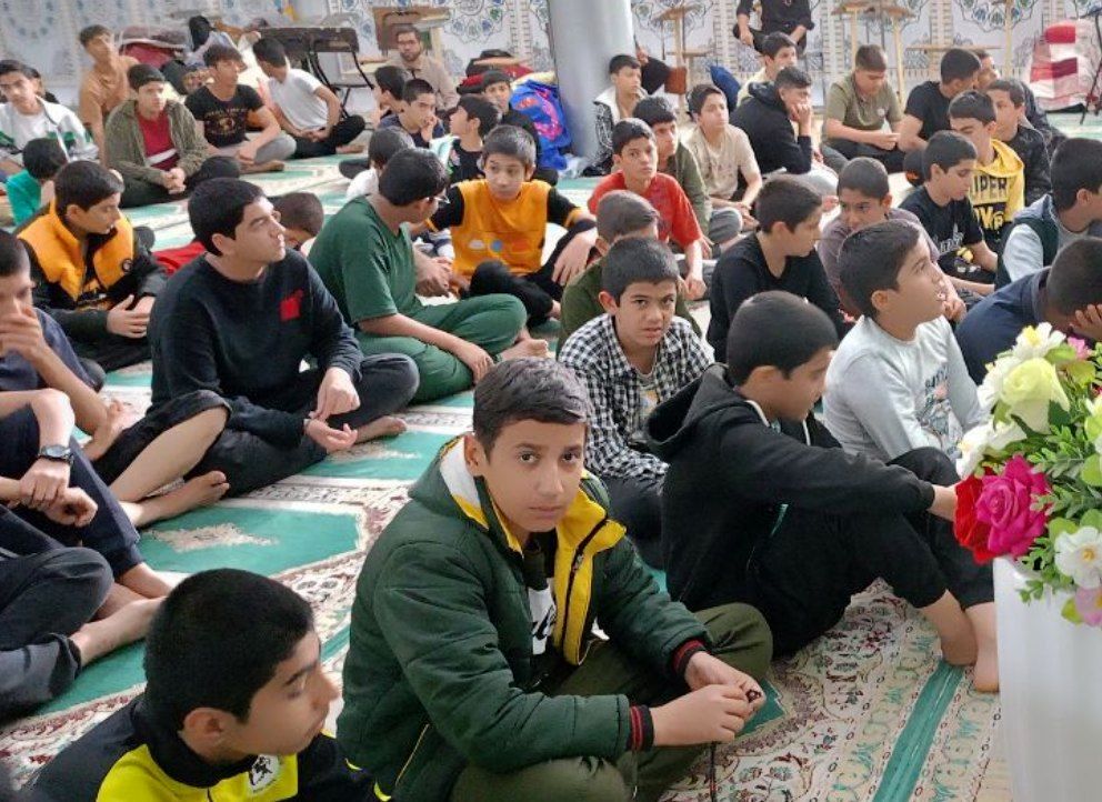 اختتامیه اعتکاف دانش‌آموزی در مسجد ابوالفضل زاهدان