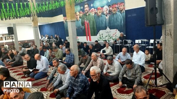 آیین گرامیداشت اولین سالگرد شهید حسین قربانی در نظرآباد 