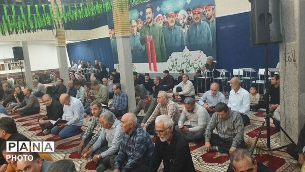 آیین گرامیداشت اولین سالگرد شهید حسین قربانی در نظرآباد 