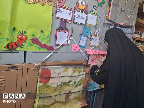 برپایی نمایشگاه دست سازه‌های قرآنی «طرح اتقان» در دبستان ابن سینا  ناحیه 3 کرج 